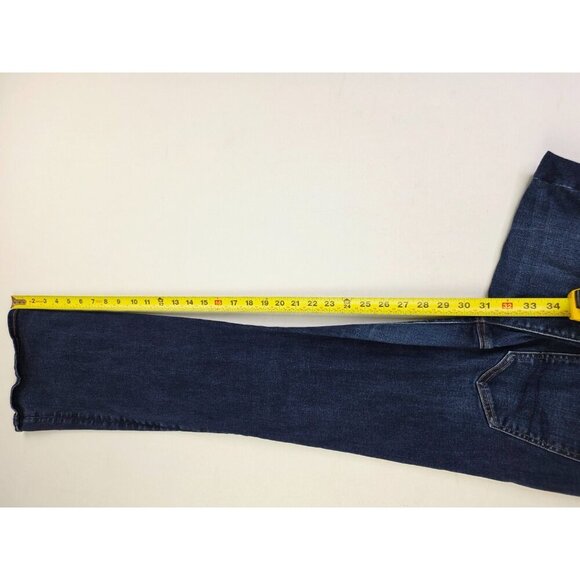 American Eagle Outfitters Size 10 Regular Womens 31" Inseam Kick Boot Logo Jeans - Picture 7 of 13